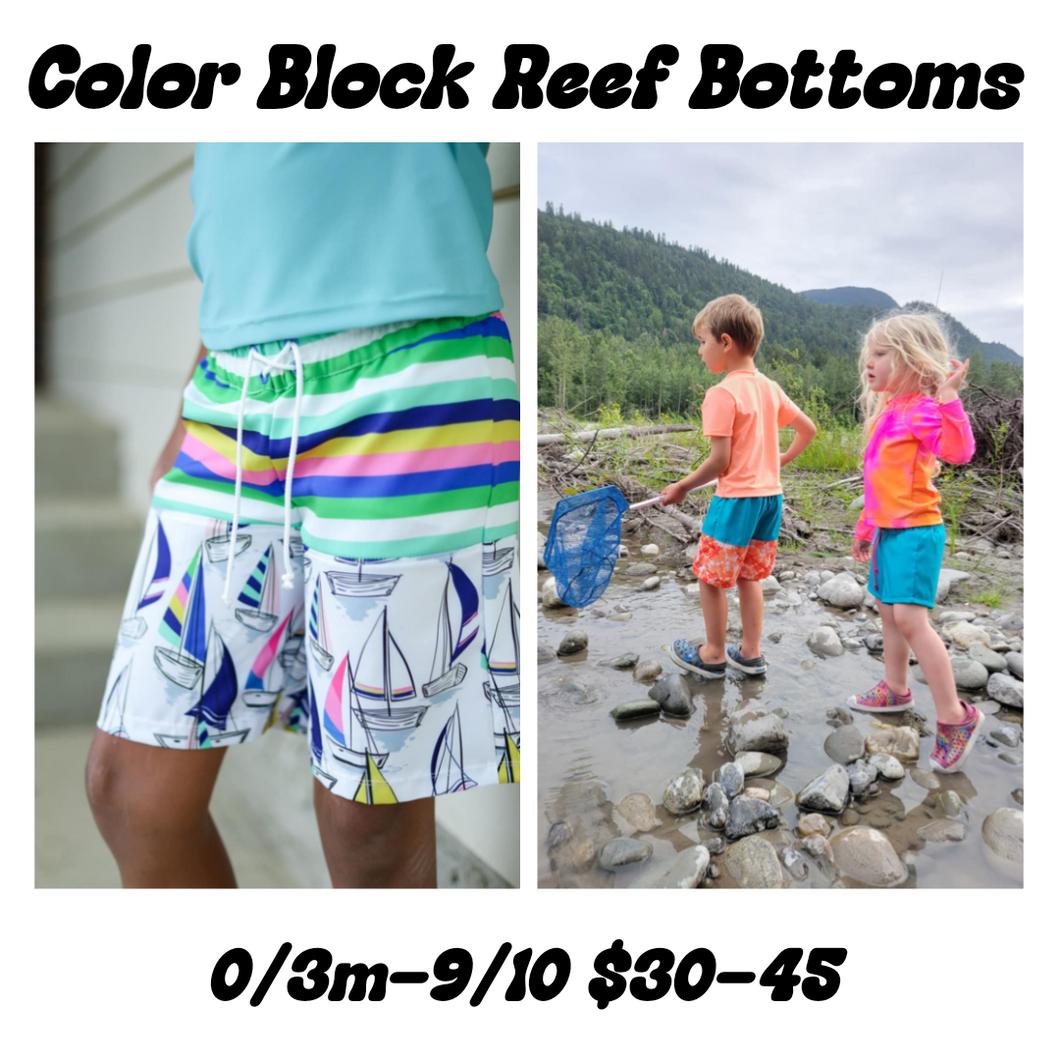 Color Block Reef Bottoms