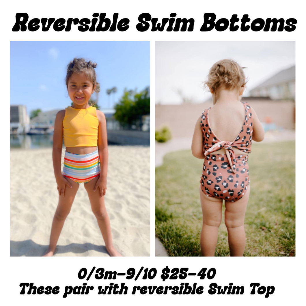 Reversible Swim Bottoms