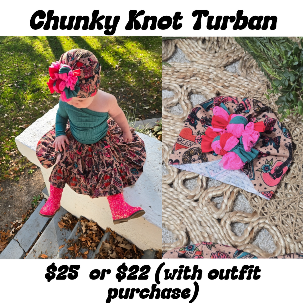 Chunky Knot Turban