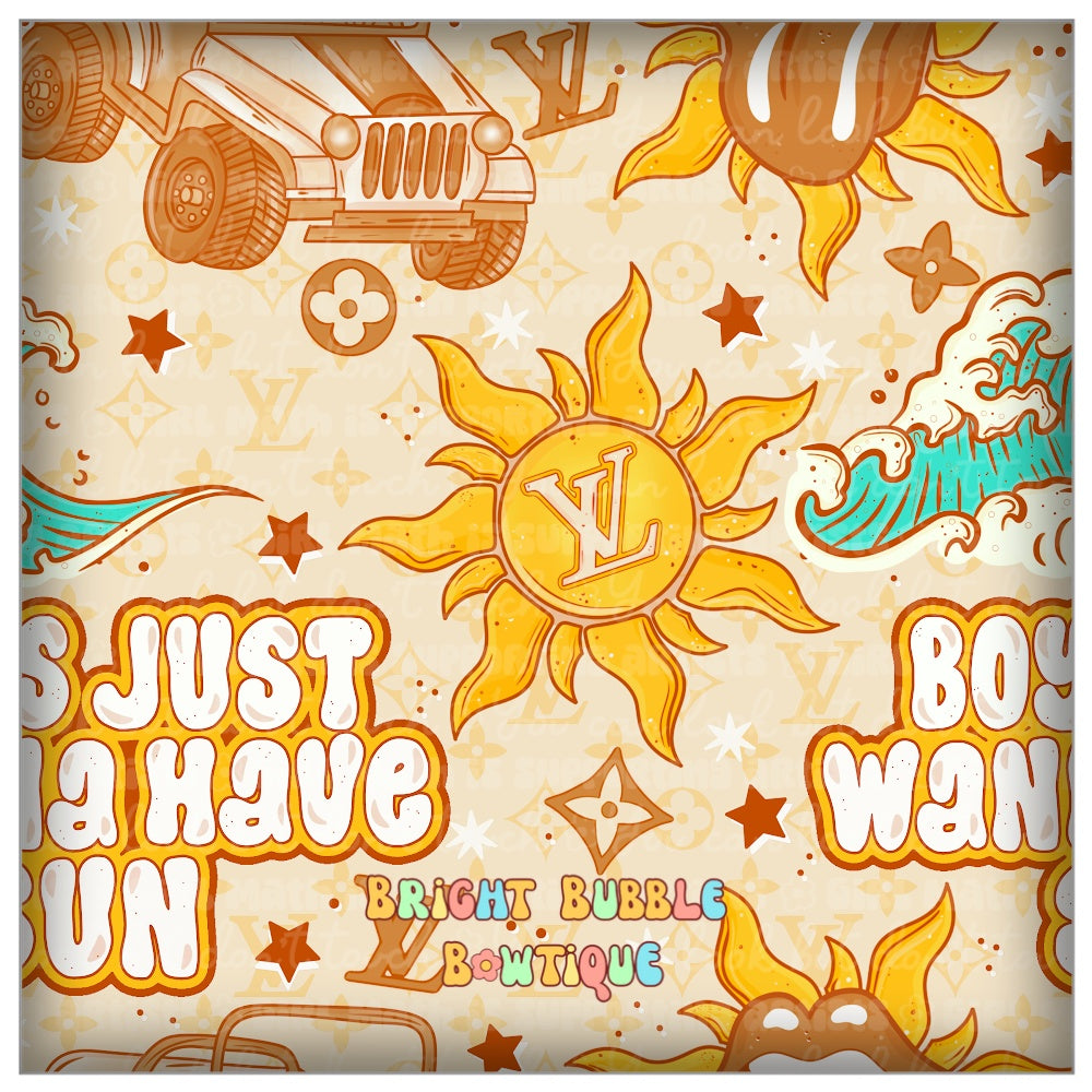 Boy just wanna have fun