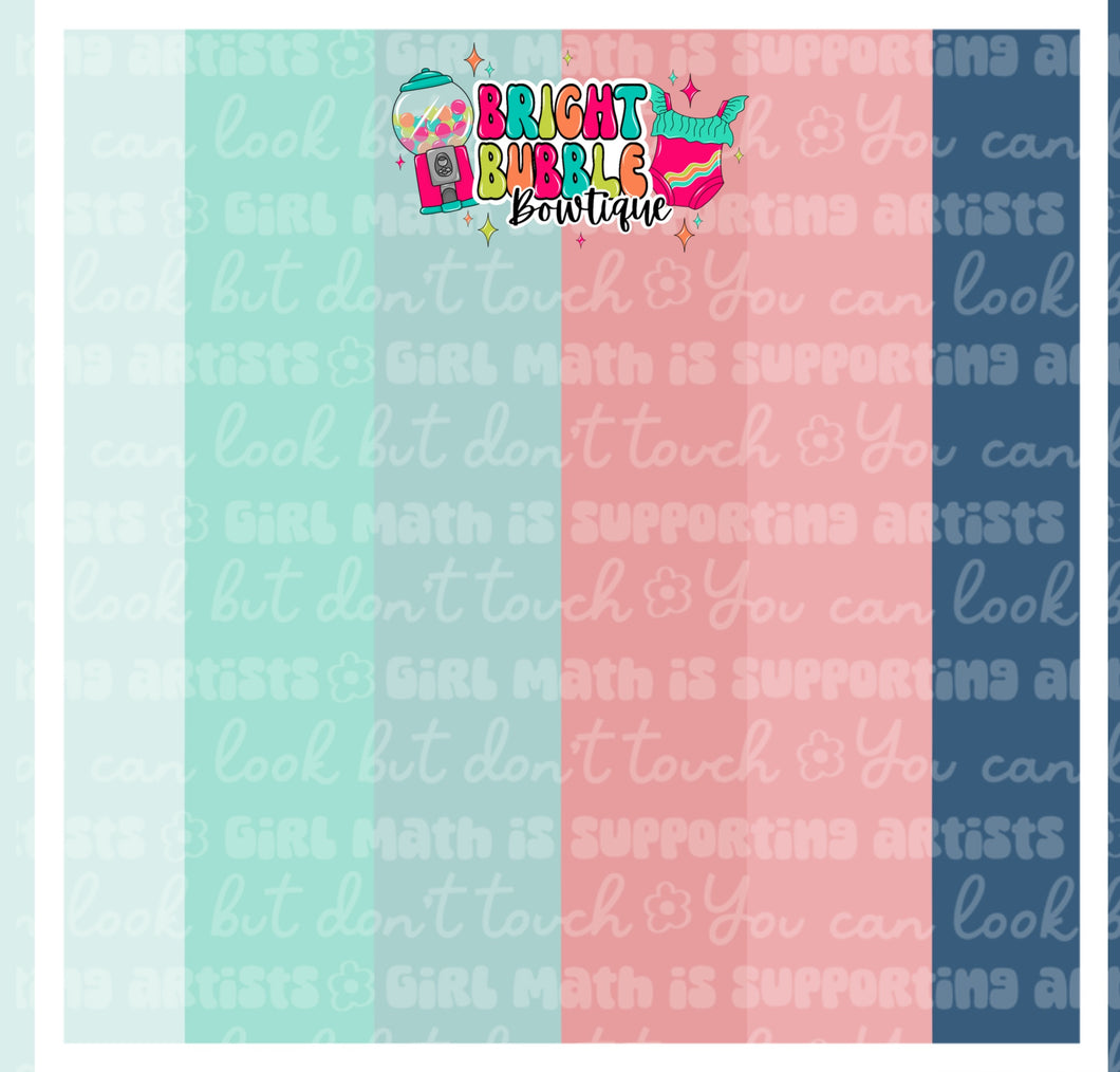 Mushroom Coord Stripes