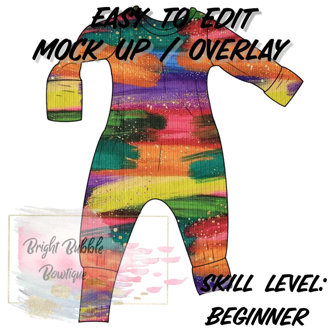 Grow with me Romper Mock up